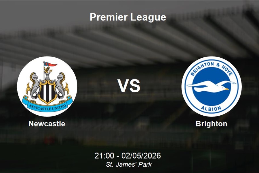 Nhận định Newcastle vs Brighton - Premier League: Thử thách tại St. James' Park