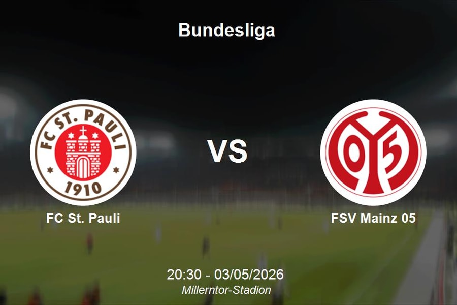 Nhận định FC St. Pauli vs FSV Mainz 05 - Bundesliga