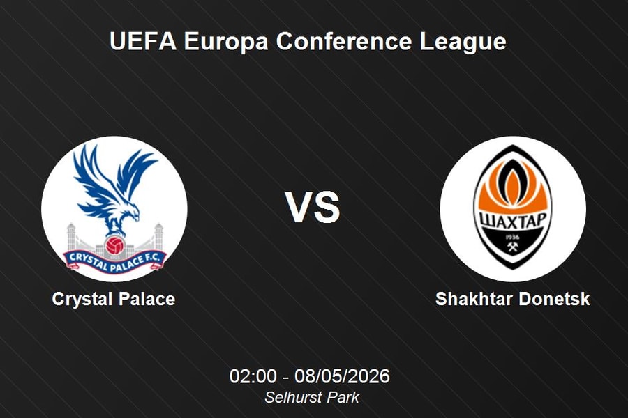 Nhận định Crystal Palace vs Shakhtar Donetsk - UEFA Europa Conference League