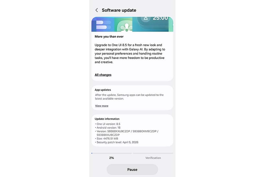 Samsung cập nhật One UI 8.5 cho Galaxy S25 Series tại Việt Nam: Nhiều nâng cấp AI và kết nối