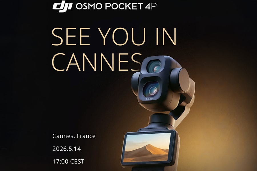 DJI Osmo Pocket 4P ra mắt ngày 14/5: Hệ thống camera kép và cảm biến 1 inch