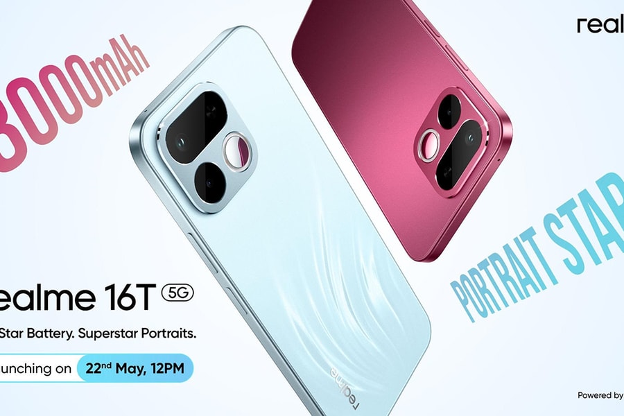 Giải mã realme 16T: Smartphone pin 8,000mAh sạc bypass sắp ra mắt ngày 22/5