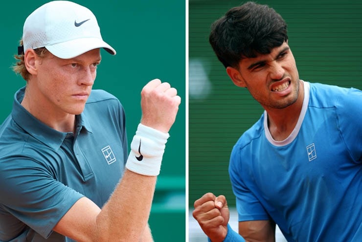 Alcaraz và Sinner được đánh giá vượt trội Federer và Nadal về thể chất