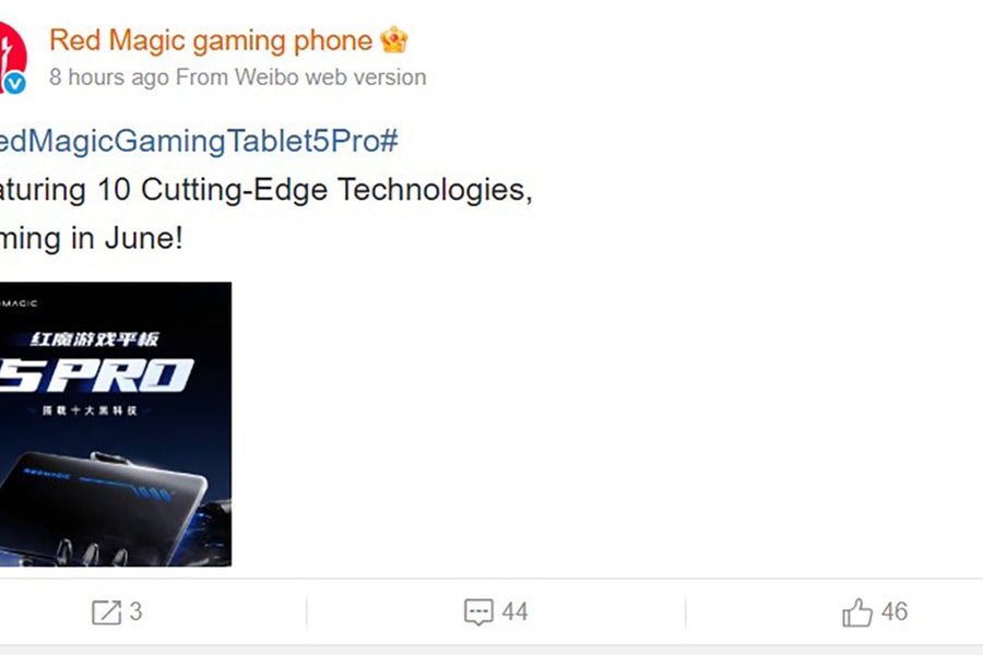Red Magic Gaming Tablet 5 Pro ra mắt tháng 6: Tản nhiệt cấp PC và thiết kế trong suốt