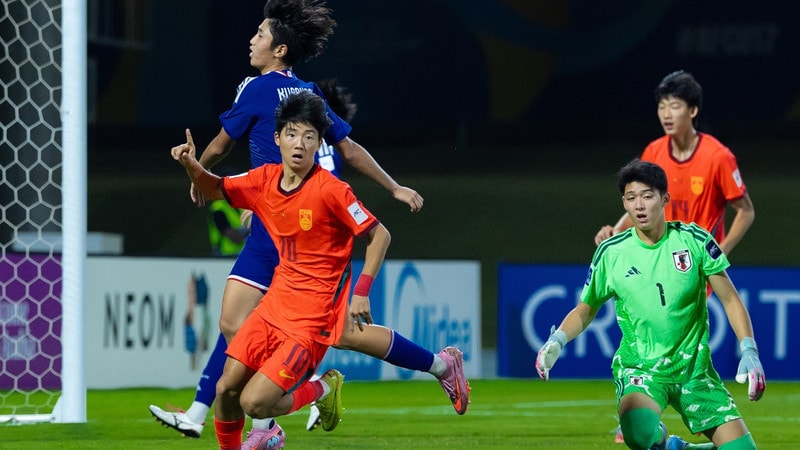 Trung Quốc suýt gây sốc cho Nhật Bản ở chung kết U17 châu Á 2026
