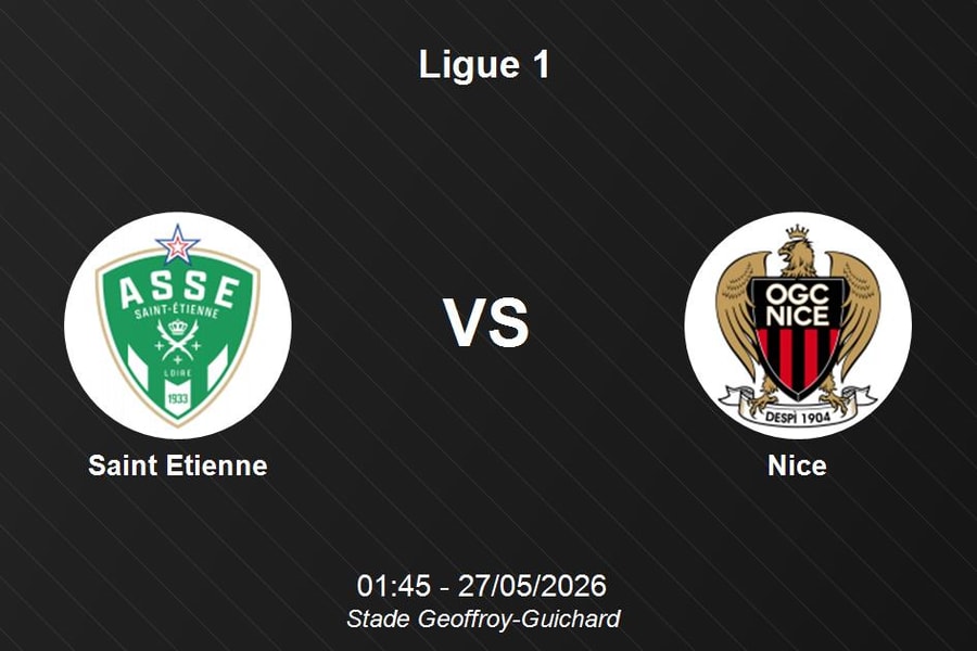 Nhận định Saint Etienne vs Nice - Ligue 1: Thử thách cho chủ nhà