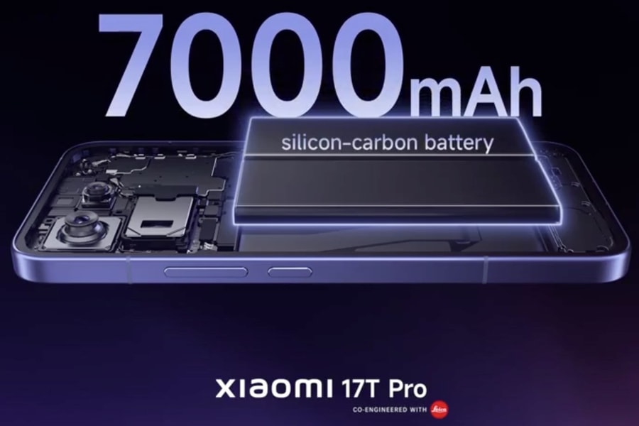 Xiaomi 17T Pro gây ấn tượng với pin 7,000 mAh và chip Dimensity 9500 mạnh mẽ nhất