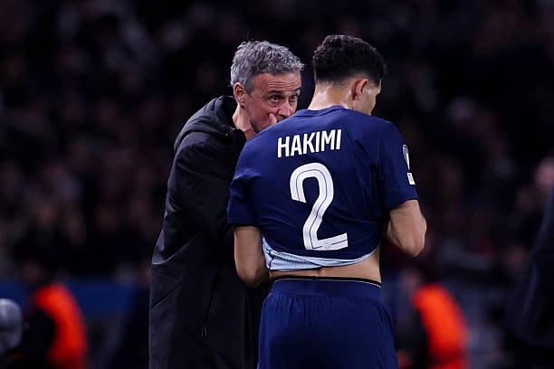 Luis Enrique trước bài toán Hakimi: PSG cần sự an toàn của Zaire-Emery để hạ Arsenal