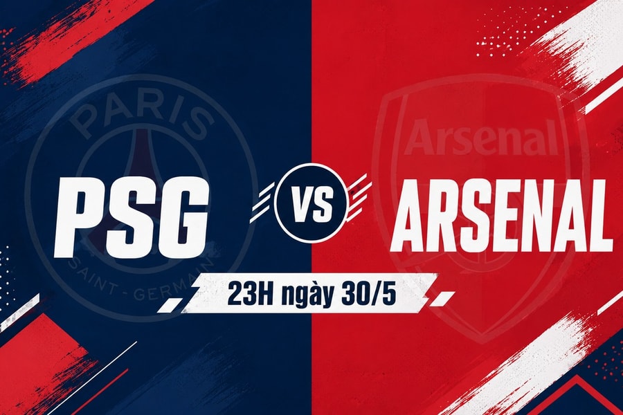Xem trực tiếp bóng đá trận chung kết Cúp C1 PSG vs Arsenal ?