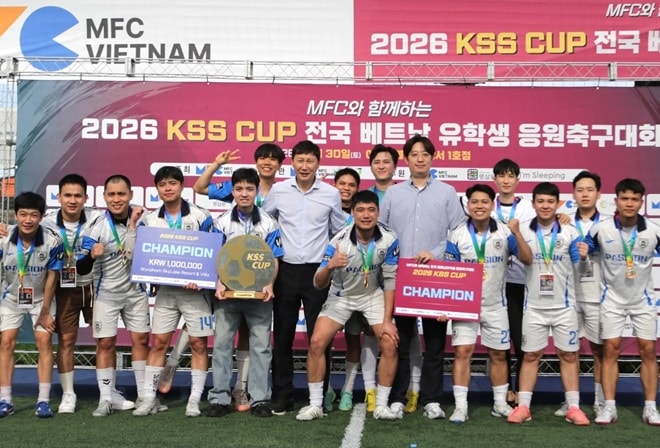 HLV Kim Sang-sik kết nối tình hữu nghị Việt - Hàn qua giải bóng đá tại Busan