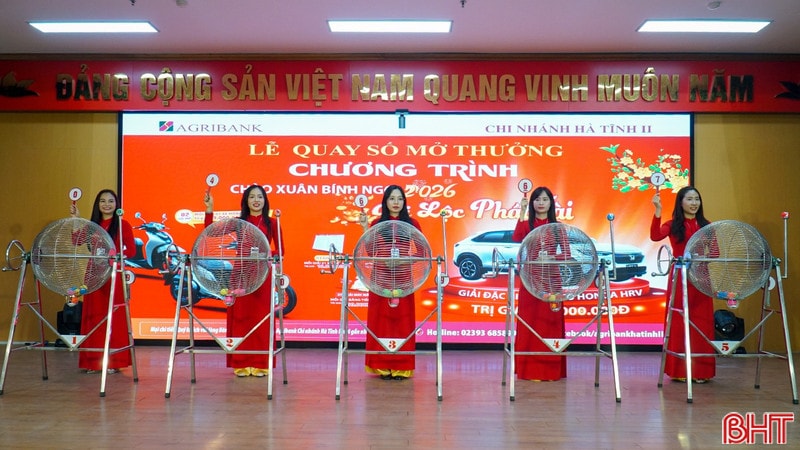 Xác định khách hàng trúng xe ô tô Honda HR-V của Agribank Hà Tĩnh II