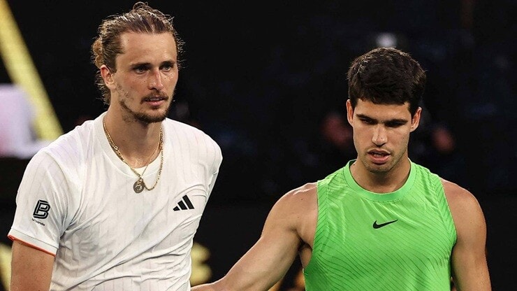 Alexander Zverev đe dọa ngôi số 2 thế giới của Carlos Alcaraz sau Roland Garros