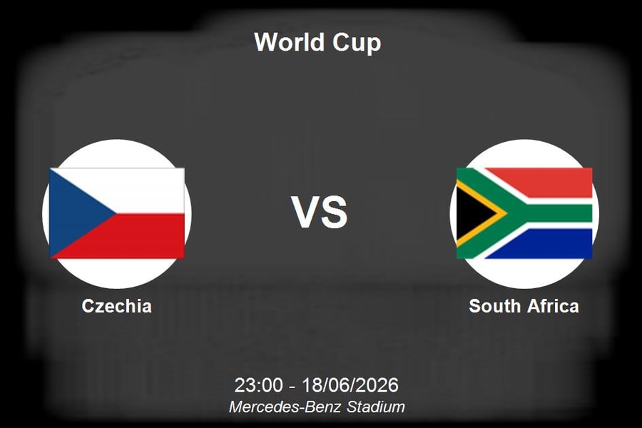 Nhận định Czechia vs South Africa - World Cup 2026: Đại diện châu Âu chiếm ưu thế