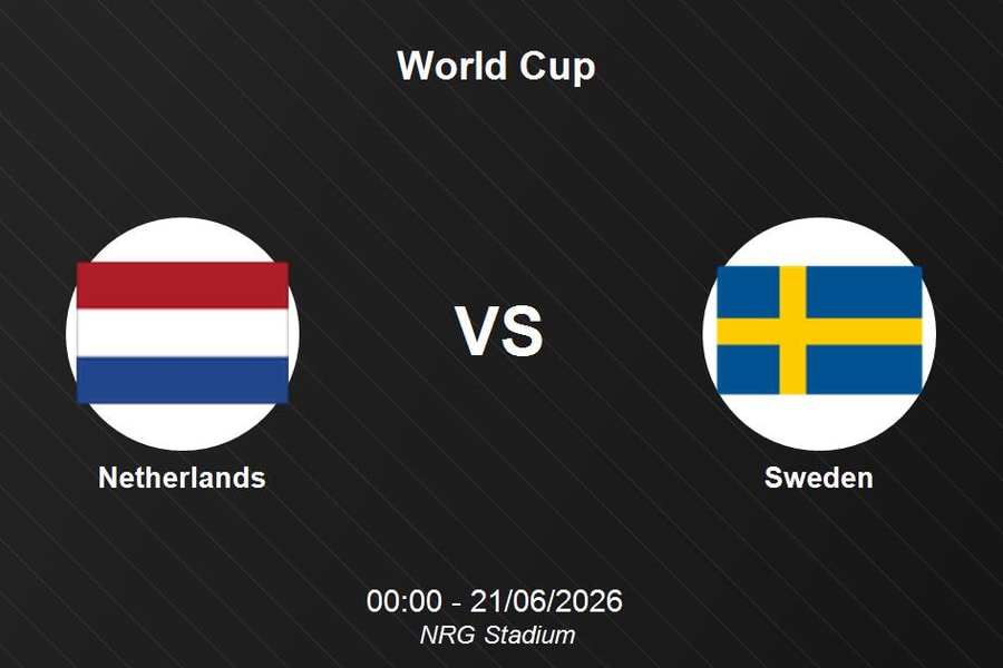 Nhận định Netherlands vs Sweden - World Cup 2026: Thử thách cho Cơn lốc màu Da cam