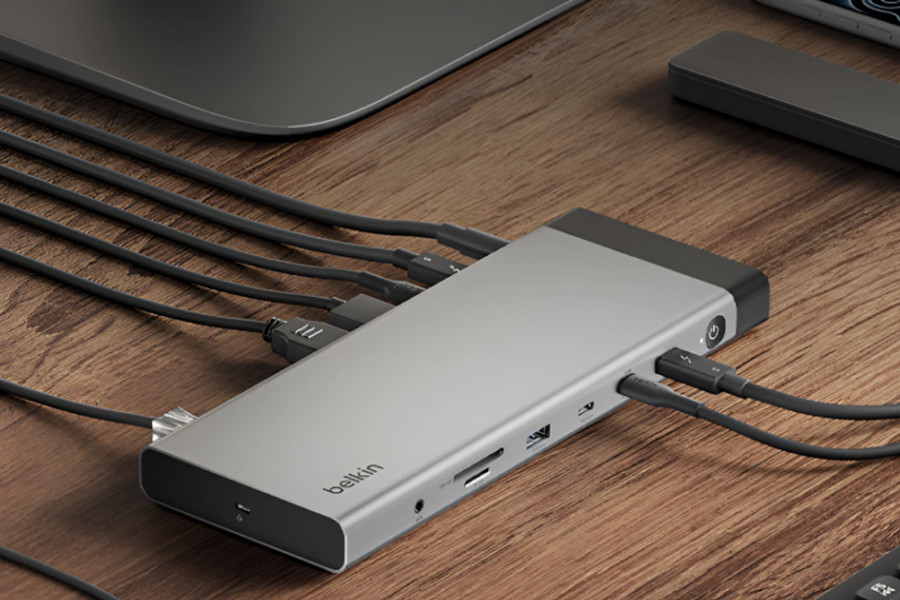 Belkin ra mắt dock Thunderbolt 5 14 trong 1: Sạc 140W và hỗ trợ xuất 3 màn hình 4K