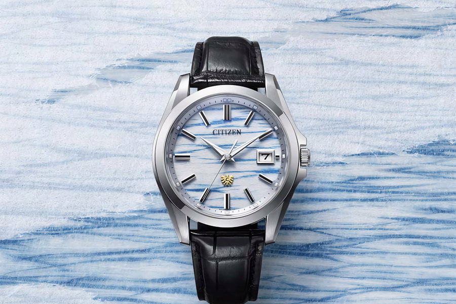Citizen AQ4090-08A: Tuyệt tác Eco-Drive với mặt số giấy Washi nhuộm thủ công