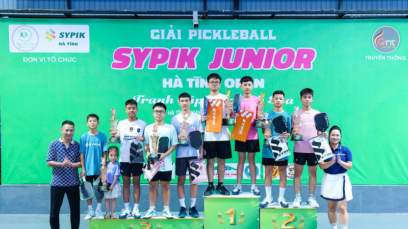 Sôi nổi Giải Pickleball Sypik junior Hà Tĩnh Open tranh cúp Vân Anh Spa
