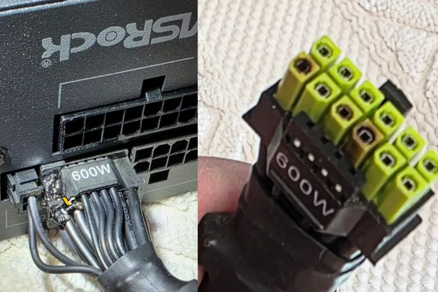 Cảnh báo: RTX 5090 nóng chảy đầu nguồn bất chấp công nghệ bảo vệ TempGuard của ASRock
