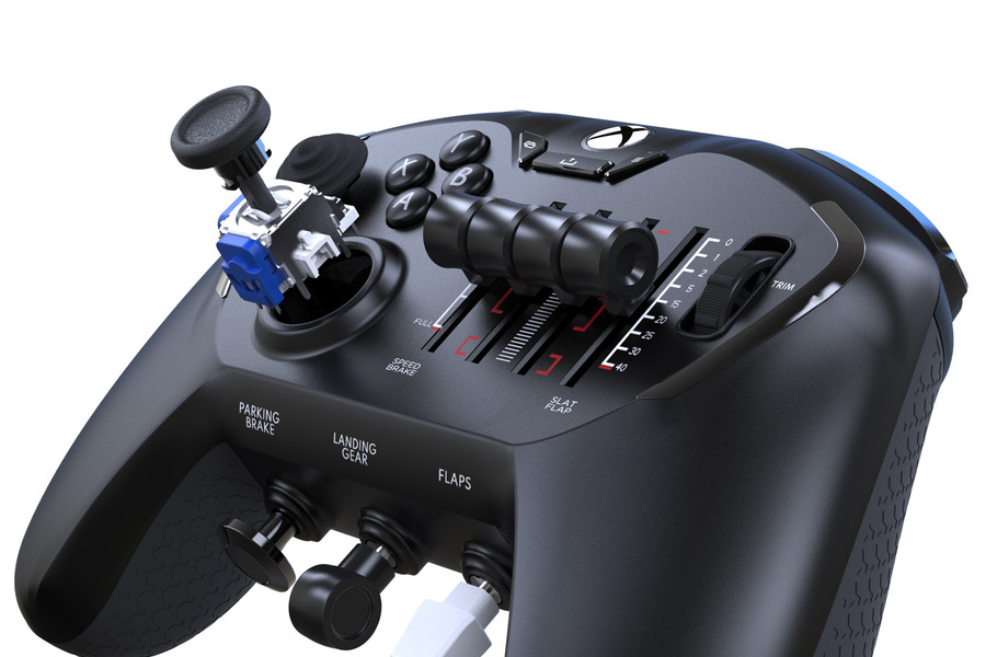 Echo Aviation Controller XPC: Tay cầm 3 trong 1 chuyên dụng cho Microsoft Flight Simulator trên Xbox
