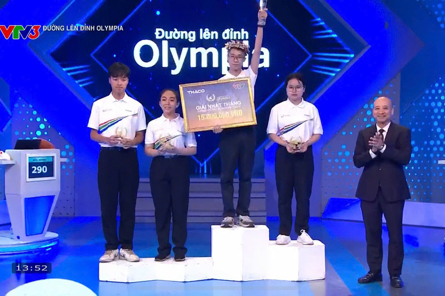Đường lên đỉnh Olympia: Nguyễn Đức Minh thống trị trận tháng 3 Quý III