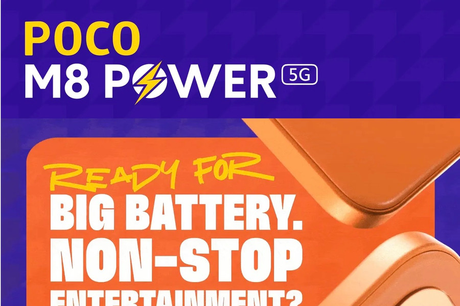Poco M8 Power 5G lộ diện với pin 8.000 mAh: Bước tiến mới trong phân khúc tầm trung