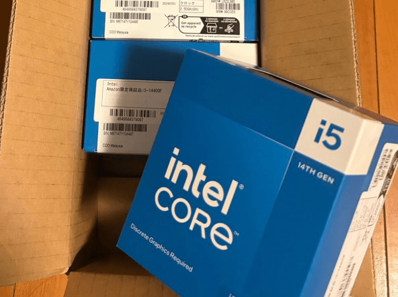 Sự cố hy hữu tại Amazon Nhật Bản: Giao nhầm 5 CPU Intel Core i5-14400 thay vì một