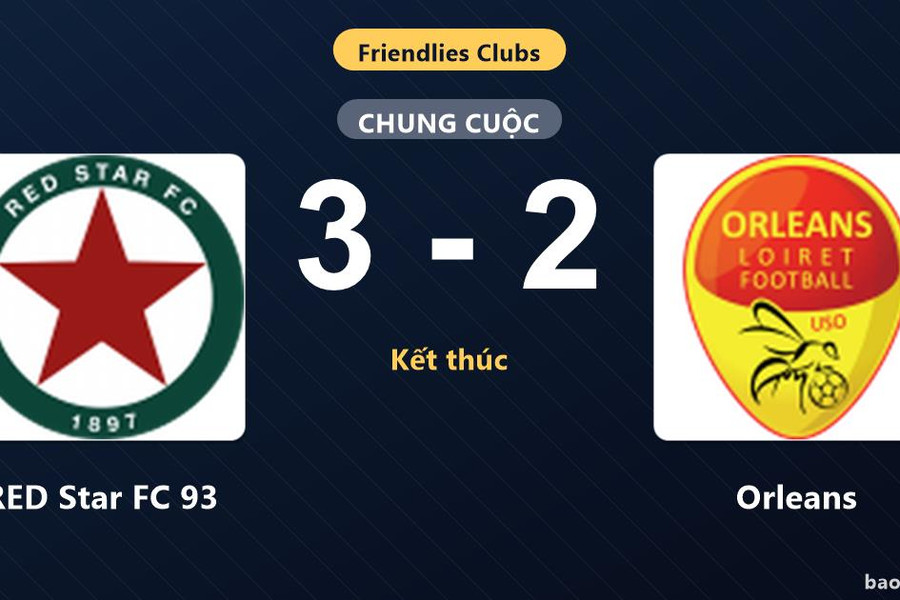 RED Star FC 93 3-2 Orleans: RED Star FC 93 giành chiến thắng