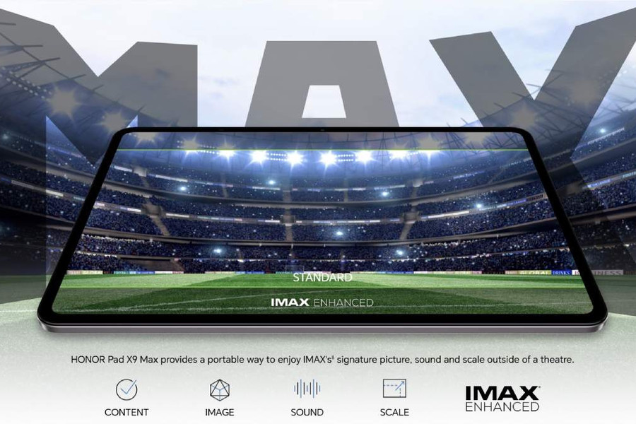 HONOR Pad X9 Max ra mắt: Màn hình 13 inch 120Hz, pin 10,100mAh và MagicOS 10
