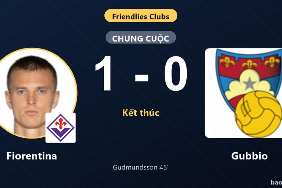 Fiorentina 1-0 Gubbio: Fiorentina giành chiến thắng