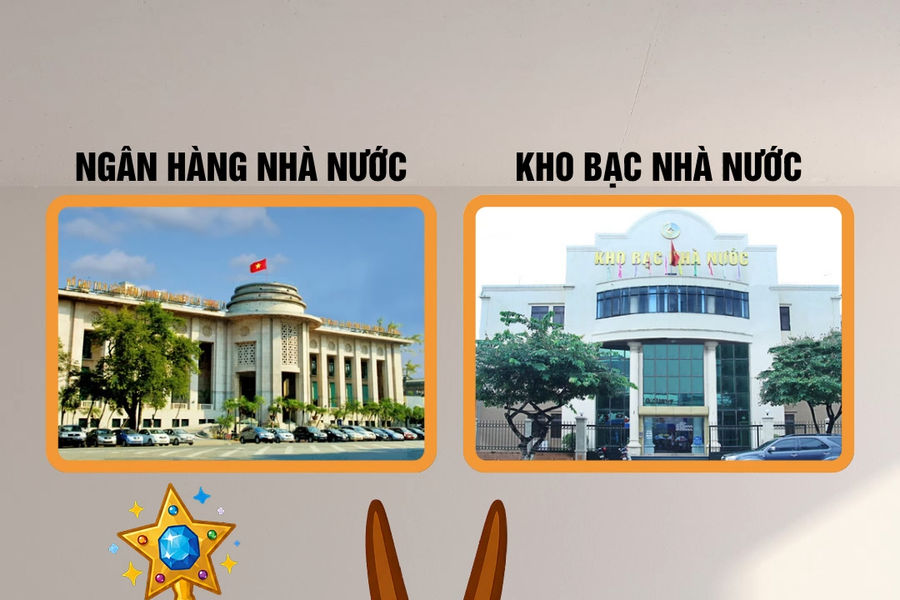 Ngân hàng nhà nước và kho bạc nhà nước khác nhau thế nào?