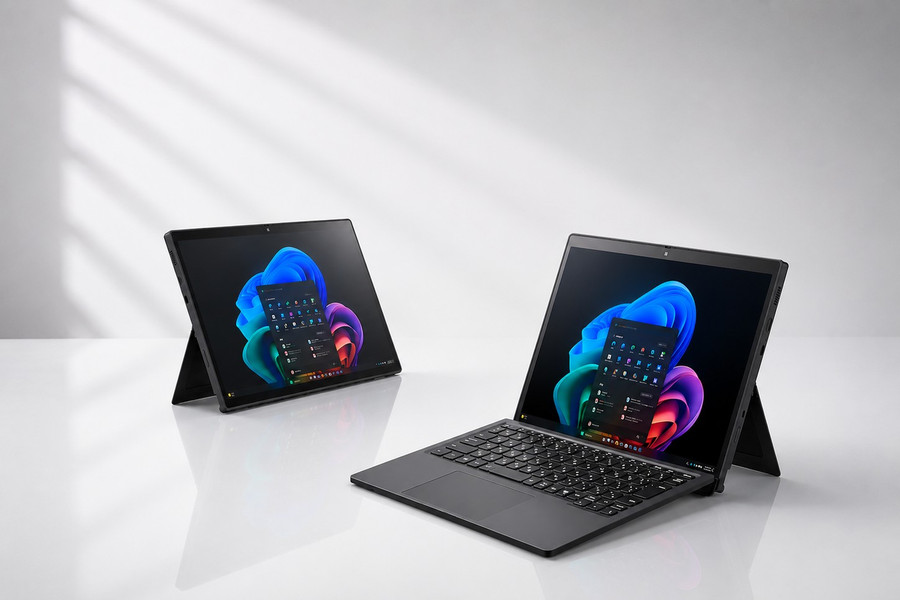 NEC ra mắt tablet Lavie BT53C đối đầu Microsoft Surface với chip Intel Panther Lake và màn hình 500 nits