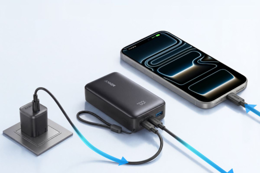 Anker Zolo Power Bank 10K 30W: Ba cổng sạc và giới hạn khi dùng nhiều thiết bị