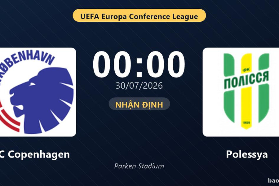 Nhận định FC Copenhagen vs Polessya: đội hình dự kiến