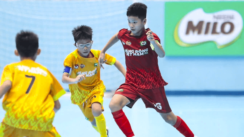 Thắng kịch tính U11 Hải Phòng, U11 Hồng Lĩnh Hà Tĩnh vào tứ kết quốc gia