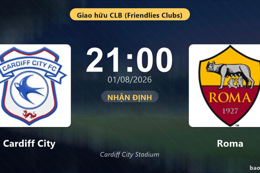 Nhận định Cardiff City vs Roma: đội hình dự kiến