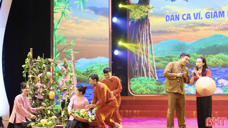 Khai mạc Liên hoan Dân ca Ví, Giặm Nghệ Tĩnh toàn tỉnh Hà Tĩnh