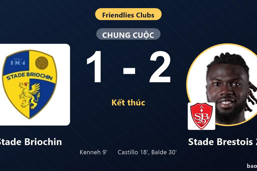 Stade Briochin 1-2 Stade Brestois 29: Stade Brestois 29 giành chiến thắng