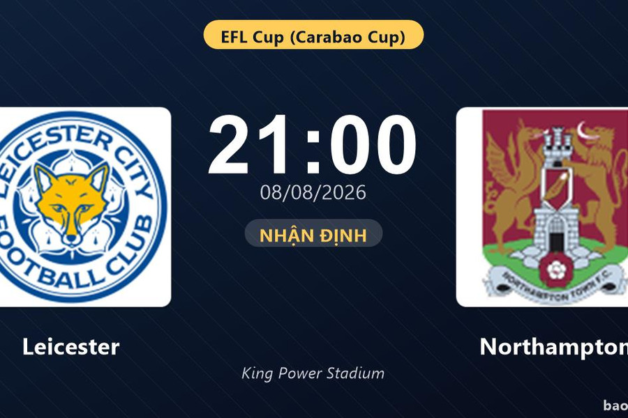 Nhận định Leicester vs Northampton: đội hình dự kiến