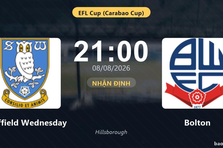 Nhận định Sheffield Wednesday vs Bolton: đội hình dự kiến