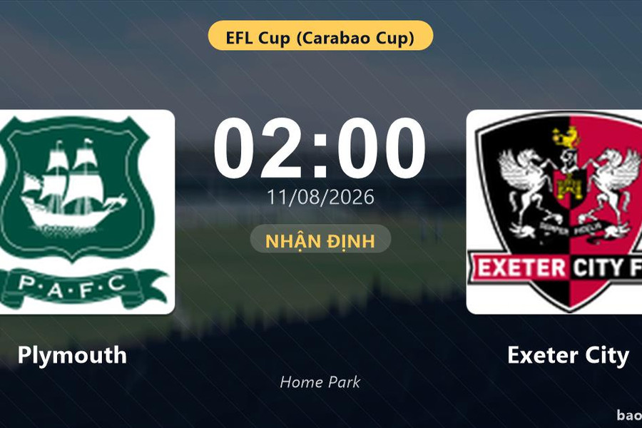 Nhận định Plymouth vs Exeter City: đội hình dự kiến
