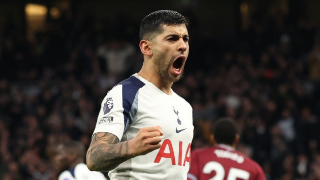 Atletico Madrid tiến gần thỏa thuận chiêu mộ Cristian Romero từ Tottenham với giá 34 triệu bảng