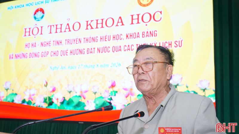 Hội thảo khoa học về truyền thống hiếu học, khoa bảng họ Hà - Nghệ Tĩnh