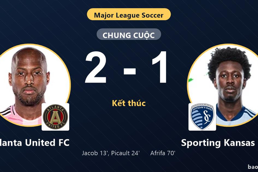 Atlanta United FC 2-1 Sporting Kansas City: Atlanta United FC giành chiến thắng