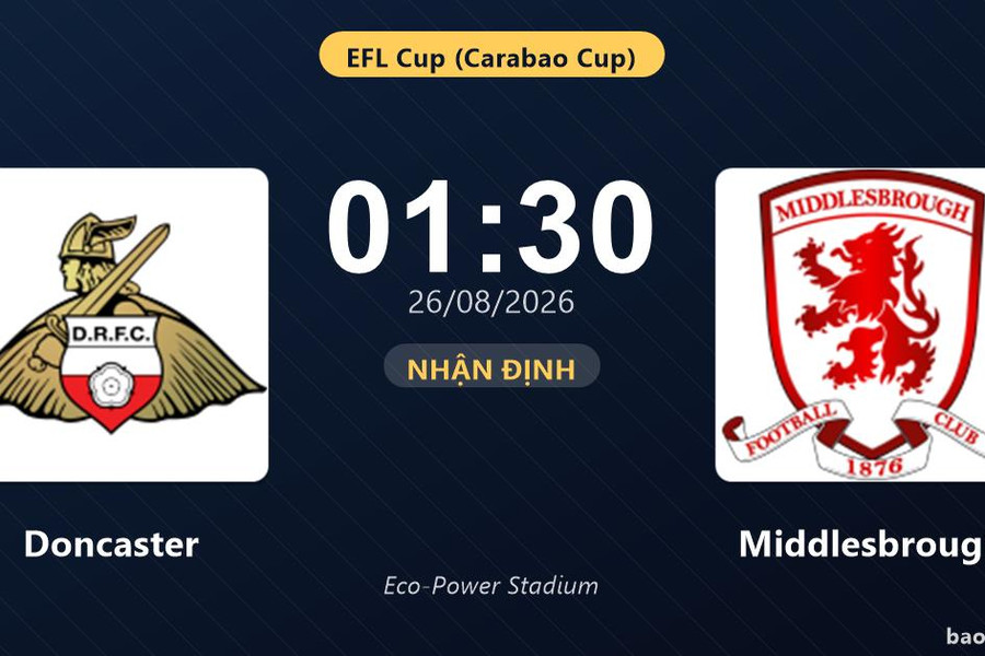 Nhận định Doncaster vs Middlesbrough: Thắng để đi tiếp