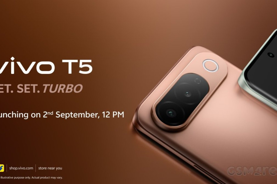 vivo T5 5G chính thức chốt ngày ra mắt: Chip Dimensity 7500 Turbo, màn hình 144Hz và pin 7.050 mAh
