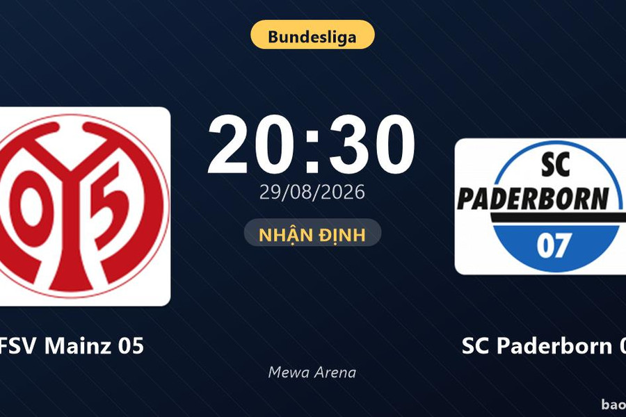 Nhận định FSV Mainz 05 vs SC Paderborn 07: Màn so tài của hai đội vào phom