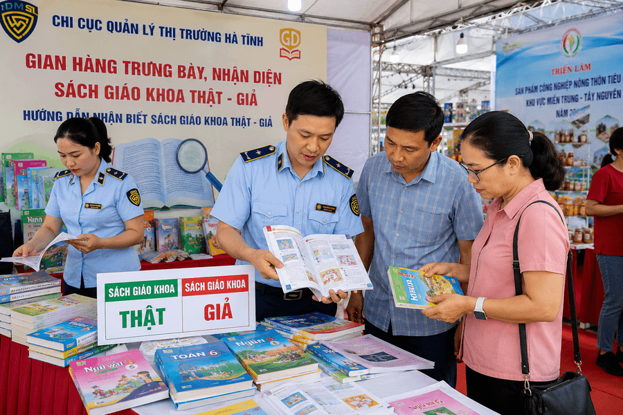 Sách giáo khoa giả: Hà Tĩnh tăng cường kiểm soát