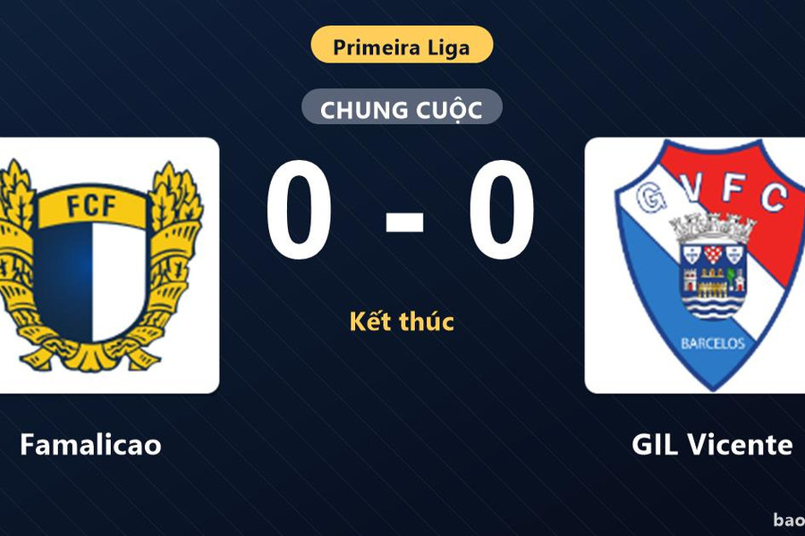 Famalicao 0-0 GIL Vicente: Hai đội chia điểm