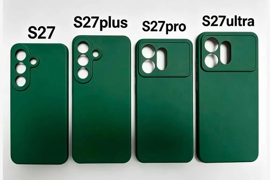 Lộ diện ốp lưng Samsung Galaxy S27 Series: Thêm bản Pro và thay đổi lớn ở cụm camera sau