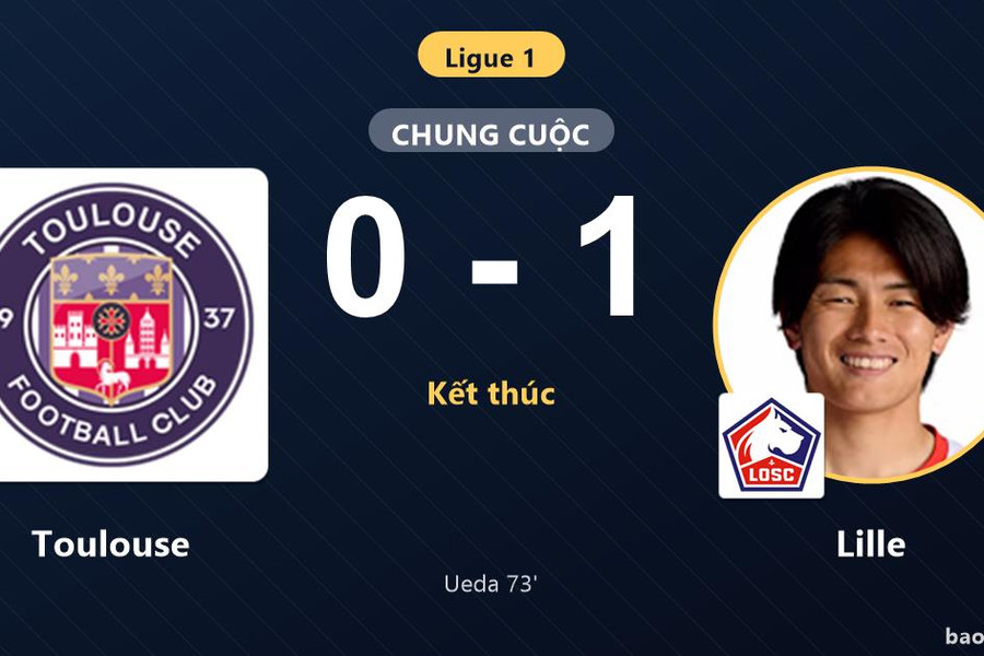 Toulouse 0-1 Lille: Lille giành chiến thắng
